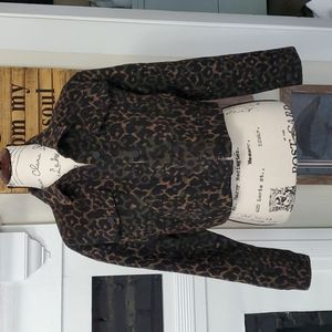 Wild Honey cropped leopard print jacket